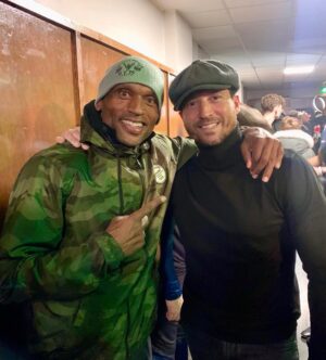 Mark Rhino Smith Instagram - Big up everyone. I want to firstly say huge congratulations to @adambrooksmedia and his team. Great win mate. Well deserved. A lovely guy also. 
Huge thank you to @misfitsboxing @mamstaylor your a legend mate and to all the staff. Incredible team and the work that goes on behind the scenes is amazing. It felt good and healthy to come down to 172 pounds, have not been that light since I was 17 years old 🤪
Huge thank you to @wildcardboxingclub @freddieroach Marie 🙏🏾 for all your support and special thank you to @dickeklund for your guidance and being in my corner and my brother @louisdurkin for always being in my corner ❤️ @metheothadustin thank you also. 
Big thank you to all my sponsors 
@planethollywood @chapman_leonard @charles_ll @pound4poundboxinguk @paul_kemsley_pk  @intrainingla @wendyandlouis @muscleworksgym @brennanpix for the pics and @itsbrianriordan my bro 🙏🏾❤️ for always having my back. 
Also big thank you to @daznboxing and everyone who came support in person and online. Last but not least my incredible Wife @simoneyoungsmith you have been through so much, you are a true champion and my hero ⭐️❤️ I am extremely blessed to have you in my life and the beautiful kids we have @brodietyyoungsmith and lil Rhino. I love you all so so much. See you soon. Apologies for long message everyone, you live and you learn, success is not final, failure is not fatal. Live your life and test yourselves with unforgettable memories. You win some, you lose some. Much love and happy Sunday everyone 🙏🏾
