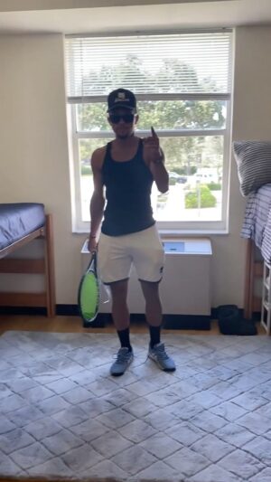 Mark Rhino Smith Instagram - Keep that fire burning 🔥😜 
We are so proud of you son @brodietyyoungsmith 💯 Enjoy the next chapter of your life, you have worked extremely hard to get this far. Love you son, always try your best, stay  focused, stay hungry and be safe 🙏🏾❤️🙏🏾 Thanks @adidastennis 
#tennis @lynnuniversity #florida 
Ok me and Mum @simoneyoungsmith are out ✈️🙏🏾❤️