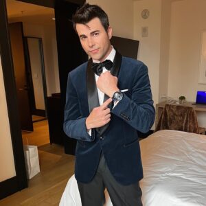 Mark Rober Instagram - Headed over to the @metgalaofficial.  Wish me luck. 😬 @brunellocucinelli_brand @jacobandco @brionyraymondnewyork