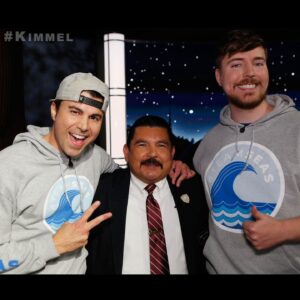 Mark Rober Instagram - Tonight on #kimmel @mrbeast and I tell the world about 10M lbs of trash we all removed from the ocean in the first weekend!!!
