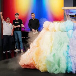 Mark Rober Instagram - We raised over $3.5M after 3 hours. Thanks to everyone who watched and donated and thanks to my buddy Jimmy Kimmel and special guests Adam Sandler, Andy Samberg, Casey Neistat, Charlize Theron, Chris Rock, Conan O'Brien, Guillermo, Jack Black, John Oliver, Jon Stewart, Kenan Thompson, Kodi Lee, Marques Brownlee, Matpat, Max Park, Maya Rudolph, MrBeast, Nikkie Glaser, Party Shirt, Paul Rudd, Sarah Silverman, Science Bob, Stephen Colbert, Terry Crews, The Merral Twins and Zack Galifianakis! #colorthespectrum