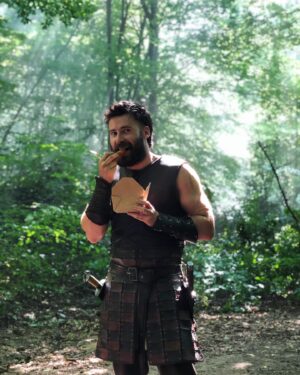 Mark Rowley Instagram - Warrior hot wings!
#finan #thelastkingdom