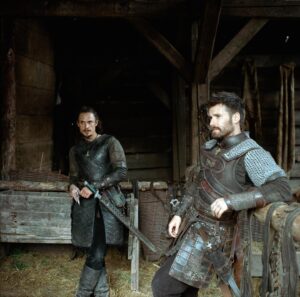 Mark Rowley Instagram - We have a stable relationship. #dadjokes 
@thelastkingdom @thelastkingdom.tlktv 
#season5 out soon
@northcotej 📸