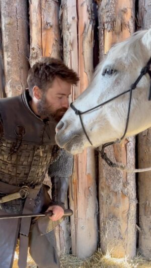 Mark Rowley Instagram - Roll up! Roll up! Cha Cha the sword eating horse!!! ⚔️