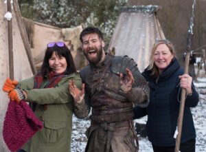 Mark Rowley Instagram - Mother and Godmother 
Season 3 set visit
Happy mothers day!!!!!
Mums are the real badass warriors - Fact!
