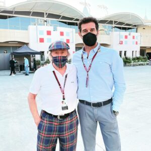 Mark Webber Instagram - Tartan without doubt is one of the most important symbols of Scotland and Scottish heritage, imo no Scotsman wears it prouder then @sirjackiestewart. Sensational to catch up on the weekend. #theclan