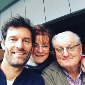 Mark Webber Instagram - 50 years of marriage today for Mum and Dad, you get less for murder 😜
What a sensational team they are.
Plus it’s fathers birthday too, bloody ripper 🙏👌🏽 xx