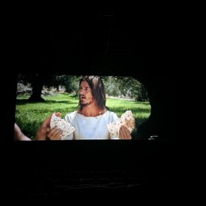 Markéta Irglová Instagram - Jesus Christ Superstar is my favorite movie of all time, it has been since I was 4. Last Wednesday I got the opportunity to see it on the big screen. I took my daughter with me, and there were maybe 10 other people in the theater with us. It is the only movie during which I took screen shots, that is how much of a fan I am! 
I cried at the end, it’s impossible not to. We left the theater and were greeted by the most glorious sunset, as if it traveled from the screen right on to our sky. It was a magical evening, one I shall remember always. 
This movie and music inspired me and continue to inspire me beyond what words can say. It has formed me as a person, and it has formed my musical inclination and sensitivity. Above all it was my first love and my introduction to spirituality. 
I was reminded of all the reasons I love this movie so passionately, as I watched it last week. And I realized that no one will ever speak better words to live by than Jesus did. Tha manual is all there. 
Next week I am releasing a song I recorded with an orchestra.  I would love for you to hear it. It is not a political song, but it is a humanistic song. A response to what is happening in the world, and where this road of disconnection and division is leading us. 💔