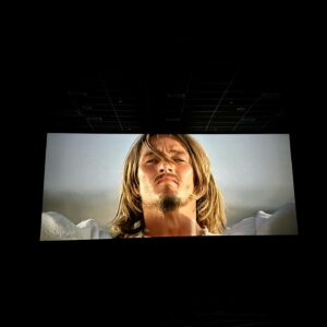 Markéta Irglová Instagram - Jesus Christ Superstar is my favorite movie of all time, it has been since I was 4. Last Wednesday I got the opportunity to see it on the big screen. I took my daughter with me, and there were maybe 10 other people in the theater with us. It is the only movie during which I took screen shots, that is how much of a fan I am! 
I cried at the end, it’s impossible not to. We left the theater and were greeted by the most glorious sunset, as if it traveled from the screen right on to our sky. It was a magical evening, one I shall remember always. 
This movie and music inspired me and continue to inspire me beyond what words can say. It has formed me as a person, and it has formed my musical inclination and sensitivity. Above all it was my first love and my introduction to spirituality. 
I was reminded of all the reasons I love this movie so passionately, as I watched it last week. And I realized that no one will ever speak better words to live by than Jesus did. Tha manual is all there. 
Next week I am releasing a song I recorded with an orchestra.  I would love for you to hear it. It is not a political song, but it is a humanistic song. A response to what is happening in the world, and where this road of disconnection and division is leading us. 💔