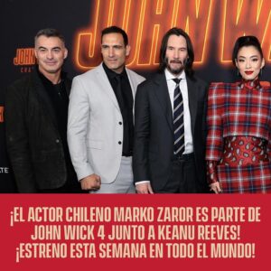 Marko Zaror Instagram - ¡Felicidades al actor chileno @markozaror por ser parte del elenco internacional de "John Wick 4" junto a Keanu Reeves! La película se estrena esta semana en salas de todo el mundo incluyendo el competitivo mercado norteamericano. Le deseamos lo mejor a @markozaror en esta nueva etapa 🎬 

El talentoso actor y artista marcial nacional saltó a la fama el 2006 cuando protagonizó "Kiltro" dirigida por el gran @ernestodiazesp, ambos hicieron varias películas juntos como "Mirageman" y "Mandrill". Este año estrenaron en Rotterdam @iffr una nueva película juntos llamada  @elpunodelcondor, la cual esperamos pronto ver en salas nacionales 🇨🇱
