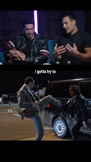 Marko Zaror Instagram - Keanu Reeves wanted MORE contact from Marko in the JW4 roundabout fight 😮 

The full conversation is out NOW! Link in bio or head to the OOSS YouTube channel to hear fight coordinator @jermskillz and actors @thescottadkins and @markozaror share all the behind-the-scenes action of John Wick: Chapter 4 that you have yet to hear.

Subscribe to our YouTube channel to stay up-to-date on all things action cinema and comment below with your favorite JW4 fight sequence!

#johnwick #johnwick4 #jw4 #johnwickchapter4 #keanureeves #keanureevesfan #keanureevesofficial #martialarts #fightchoreography #stunts #stuntman #markozaror #oossmedia