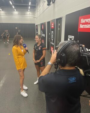 Marlee Silva Instagram - An honour and a privilege to represent my family and my culture in everything I do, but particularly on nights like tonight 🖤💛❤️ 2024 NRL All Stars - what dreams are made of!!!! 🥹