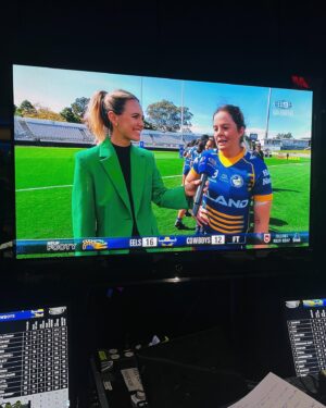 Marlee Silva Instagram - How lucky am I to have been embraced with open arms by the @nrlonnine fam 🙌🏽 unbelievable season and an incredible experience I’m so grateful for. I’ve learned so much and I can’t wait to go again! 

Can’t thank my amazing colleagues enough for all their support 🤍

How good is women’s footy 🤩