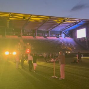 Marlee Silva Instagram - Creating a documentary is not something you do everyday and premiering it at a festival in France, in a rugby stadium with your mum & dad beside you, is definitely not something you ever imagine is possible through the journey.

This film started as a way to tell some of Dad’s story and a love letter to the game that raised me, rugby league. It’s evolved into something so much bigger and I couldn’t be prouder.

There’s so much to say about what I’ve just experienced and still a journey ahead as we bring Skin In The Game to screens at home, but for now I just want to express my absolute gratitude and love for the women who made this possible. 

Laurie, Georgia & @southernpicsaus , Marissa & @nitv_au , Aurelie, Judy & @sunnysidedoc - thank you for believing in this and me! What a firecracker start to Skin In The Game being in the world, this is just the beginning 🤍🤍🤍
