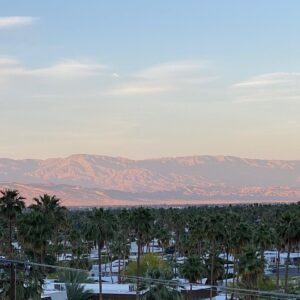 Marley Shelton Instagram - Palm Springs late afternoon view #nofilter don’t those mountains in the distance look fake?! God’s backdrop.