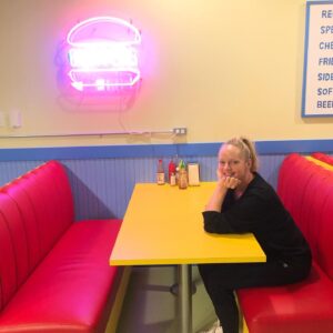 Marley Shelton Instagram - Super cool visiting my bro in law @steventhedavis at his work place today!  He is a writer for the amazing and hilarious show #bobsburgers !! So cool to see what goes down behinds the scenes on a hit animated series.  They even threw in a free parking validation! #visityourbrotherinlawatworkday !