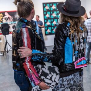 Marley Shelton Instagram - Couldn’t be more proud of my beyond talented sister in law @flynnlauryn @laurynflynnstyle !!Her jackets are one of a kind wearable art!  Love representing for your amazing creations!  #newyorkhappenings #fashion ❤️❤️❤️❤️❤️❤️