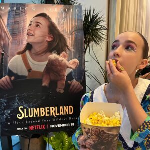 Marlow Barkley Instagram - What a year! ✨✨

Thank you for all the love and support for me and these wonderful projects. These last few months have been a wild ride. 

So grateful for what was, so excited for what’s to come! 💜
Happy 2023!

#happynewyear
#slumberland
#spirited