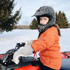 Marlow Barkley Instagram - My favorite activity in this winter wonderland. ❄️❄️

#puremichigan #winterwonderland #whitechristmas
#4wheeling