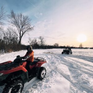 Marlow Barkley Instagram - My favorite activity in this winter wonderland. ❄️❄️

#puremichigan #winterwonderland #whitechristmas
#4wheeling