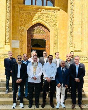 Maroun Chedid Instagram - A morning of indulgence and elegance at an exclusive breakfast gathering at Résidence des Pins hosted by the French Ambassador and his wife.
It was great to meet all the Lebanese & French entrepreneurs and chefs participating @horecashow Lebanon 2024.