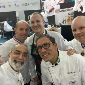 Maroun Chedid Instagram - A recap of the beautiful first 2 days spent sharing lovely culinary memories with my friends and fellow chefs at @saudi.horeca! 

@chefyoussefakiki
@davytissot
@guillaume_gomez_
@yasserjadsv
Tarel ibrahim
@bobbychinn
@askchefrichard @askchefrichard
@thomas.gugler
@joumana13 
@hospitalitynewsme 
@saudi.horeca