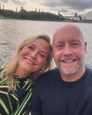 Marta Dusseldorp Instagram - At the @foxtel 🚀 of Hubbl - a simple way to watch all content in one place with @jamiesoncampbell and Ms Opera House in the BG - always love coming back for a moment. 
H&M @juliecooper_makeup 

#sydney #hubbl