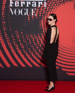 Marta Gastini Instagram - Thank you @vogueitalia @ferraristyle 
Styling by @gloriaripamonti ❣️
Thank you @alessandrovigilante @lamarigol ❤️❤️
Mua @maddalenabrandomakeup 💖
Thank you @mpunto_comunicazione 💕
#milanfashionweek #ferraristyle #vogue #vogueitalia #ferrarieyewear