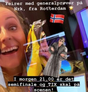 Marte Stokstad Instagram - Hilsen kommentatoren. I morgen blir det TV-kveld! #eurovision