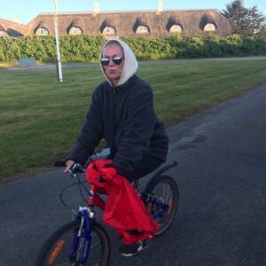 Marte Stokstad Instagram - For meg er det viktig med en aktiv ferie. #danmark #aktivitet