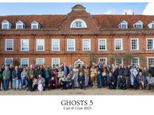 Martha Howe-Douglas Instagram - So today’s the day…Our last Ghostly Hurrah! 😭 👻

What a five years it has been, and what a privilege to bow out on Christmas Day 🥰🎄

The hugest thanks to all who have played a part in making #Ghosts, both on and off camera, and to everyone who has taken our show to their heart. 

We so hope you enjoy the final visit to Button House and a very Merry Christmas to you all! 👻🎄 #bbcghosts