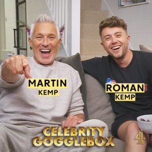 Martin Kemp Instagram - Also returning to #CelebrityGogglebox this week...

⭐️ @martinjkemp & @romankemp
⭐️ @miquitaoliver & @andioliver

Friday 9pm, @Channel4 📺👀