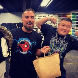 Martin Scurll Instagram - HAPPY BIRTHDAY to my best friend Fat Ass Masa! 🎉 🥳 

Some of my fondest memories not just in wrestling but my whole entire life are venturing around Tokyo with you, all the Japanese cuisine, visiting the wrestling shops, the silly amount of photo shoots! I can always rely on you to make me laugh but more importantly be there for me. I long for the day I can return to Japan and we can do it all again. I love you brother 🙏🙏🖤