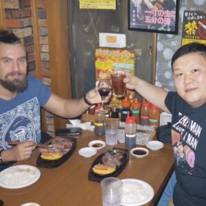 Martin Scurll Instagram - HAPPY BIRTHDAY to my best friend Fat Ass Masa! 🎉 🥳 

Some of my fondest memories not just in wrestling but my whole entire life are venturing around Tokyo with you, all the Japanese cuisine, visiting the wrestling shops, the silly amount of photo shoots! I can always rely on you to make me laugh but more importantly be there for me. I long for the day I can return to Japan and we can do it all again. I love you brother 🙏🙏🖤