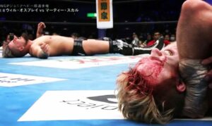 Martin Scurll Instagram - Happy birthday @willospreay. Congrats on another year (Yes I’m aware I spent many of those years trying to break you)

Let’s do this again someday 🤝 

#villain ☔️