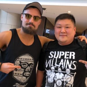 Martin Scurll Instagram - HAPPY BIRTHDAY to my best friend Fat Ass Masa! 🎉 🥳 

Some of my fondest memories not just in wrestling but my whole entire life are venturing around Tokyo with you, all the Japanese cuisine, visiting the wrestling shops, the silly amount of photo shoots! I can always rely on you to make me laugh but more importantly be there for me. I long for the day I can return to Japan and we can do it all again. I love you brother 🙏🙏🖤