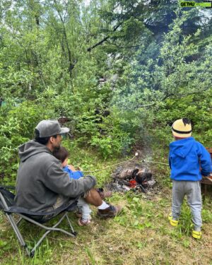 Martin Sensmeier Instagram - Happy Father’s Day. I’m so thankful for moments like these. Much love to everyone doing their best to be the best parents they can be. Presence over presents. 💙🙏🏽