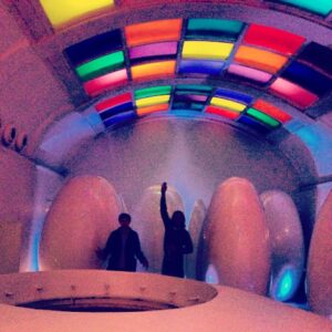 Martin Starr Instagram - Pee pods in London. I shit you not. Arrested Development after party - little boys tinkle room.