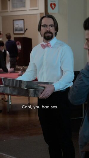 Martin Starr Instagram - roman, as always, is subtle with subtext. a true writer’s writer. #partydown