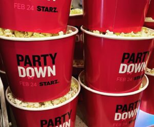 Martin Starr Instagram - What an insane premiere for Party Down Season 3!!! Nobody went swimming with the giant Party Down pool float but otherwise it was a total success.