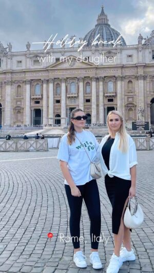 Martina Urban Instagram - Girl time in Rome with my lovely daughter 😍 💖

We had to enjoy her holiday school break, so we chose Rome and we had a great time! We visited the Vatican, the museum, the colosseum and we even had a super fun cooking class together. She’s my best buddie! ✨

#martinaliskova #holidaybreak #momanddaughter #girlstime #visitrome #traveltoitaly #italy #vatican #italianfood #tripotorome #familytime