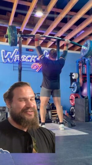 Martins Licis Instagram - Thank you @cambidude for getting me into this training style! And thank you @roguefitness for sending us one of these beauties! … If this bar isn’t launched to lockout with speed, it gets brutally difficult QUICK! Therefore, it’s great for rehearsing powerful leg drive and deliberate lockouts 💪 If you don’t have a tsunami bar at home, you can emulate this with some bands and kettlebells attached to the ends of a bar. Good luck!