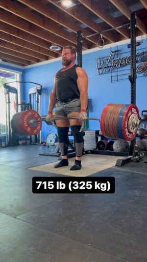 Martins Licis Instagram - YES! Body is feeling better and better! 715lbs (325kg) deadlift moving smooth, and with plenty left in the tank. Slowly but surely, I will get my ol’ strength back, and then surpass it 👊😈 @sbdapparel #SBDApparel #SBDUSA