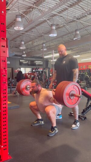 Martins Licis Instagram - The difference in angles when @kelc33 films and @thorbjornsson 😂 I’ve never seen my Romanian deadlifts from a Birds Eye view before. Thank you for the epic workout you guys 💪 - After traveling for nearly two months abroad, to come home for a night and the very next morning fly across the country to make an appearance at @mrolympiallc sure makes for a rough workout! But being reunited with the @reignbodyfuel crew makes it all worth it. 🫶