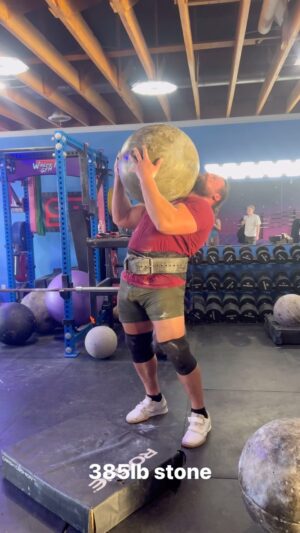 Martins Licis Instagram - What a year! Strength is coming back like a storm! 🤞 Please keep going in this direction ya ol’ tugboat of wonders 💪 amongst squats and other secret heavy drills I’m doing for my events, things are coming along great. 385lb stone shoulder alternations for core strength, 920lb frame carry, and an 855lb eccentric to block pull deadlift. And all feeling fantastic. At this point, just gotta maintain and keep it pain free while eliminating weaknesses. Thank you @sbdapparel @sbd.usa for keeping me supported through these heavy sessions. Almost time for the battle of gravity, and I’m happy for it. And of course, I couldn’t be more grateful for the support of @jacobfinerty and @nadiastowers_bigstorm making the drive out here day after day to train together, thank you guys so much! 🫶