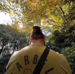 Martins Licis Instagram - What a view; Osaka, Japan 🇯🇵! Getting in 605lb (275kg) deadlifts in (until a strap broke at least) 😆 This visit is one of the greatest adventures I’ve ever been on, and there’s still 1.5 more weeks to go! I’m going to cease every moment I can. Everywhere I’ve been to, from remote nature, small towns and big cities, there’s been an abundance of fairytale-like beauty. Shrines are serene and peaceful, and can be found just about anywhere… the gardens are meticulously cared for and seemingly assembled as if for a painting, and the cities have a textured and varied scenery that leaves no room for boredom. @barbellapparel @kazunori.hikida