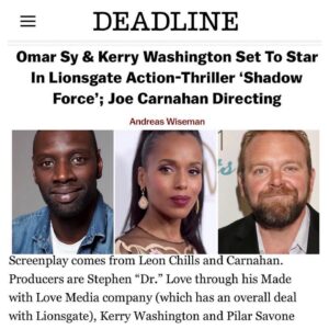 Marvin 'Krondon' Jones III Instagram - It’s an incredible blessing and honor to work alongside some of my favorite people in film and television. When I read the script I knew it would be something special and believe me it is! 
Thank you @carnojoe for your belief and creative genius. 
Thank you @kerrywashington and @omarsyofficial for such a warm welcome and for leading with love. 
Much love @simpsonstreet & @madewithlovemedia for seeing me in this great role and making it all happen 
Thank you and much love to my team @hannahmroth and @angelojcpadilla for getting it done. 
Now Let’s Go To Work! 

“ SHADOW FORCE “