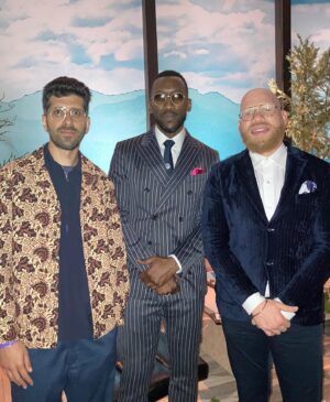 Marvin 'Krondon' Jones III Instagram - My Brother and Mentor @mahershalaali is a Master Craftsmen with his artistry.
His new film is coming out 12.17.21  #SwanSong on @appletv 

I had the pleasure and privilege to go to the premier and trust this brother keeps raising the bar for what great storytelling looks like. 

Also got to reunite with my good good brother @barmakbadaei this brother is and has been A1 from Day 1 We are Hip Hop and Excellence in Evolution - 
3 Kings