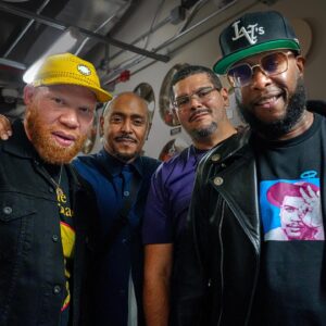 Marvin 'Krondon' Jones III Instagram - When the guys you grew up listening and learning from become your friends. Much love @plugwondelasoul who has supported me from day one & @maseo_123456 was the first DJ in New York to play my music and we have been locked in since too much history with these brothers much love @talibkweli the hardest working man in show business. Day one business in these photos , @chace_infinite @csikmixing SASGenerals 

God has blessed me in all areas of my career nights like this are a great reminder! 

Doin it for DE LA Doing it for DAVE 🙏🏼🕊️👑