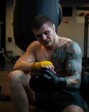 Marvin Vettori Instagram - Blood sweat and tears 🩸⚔️ #theitaliandream